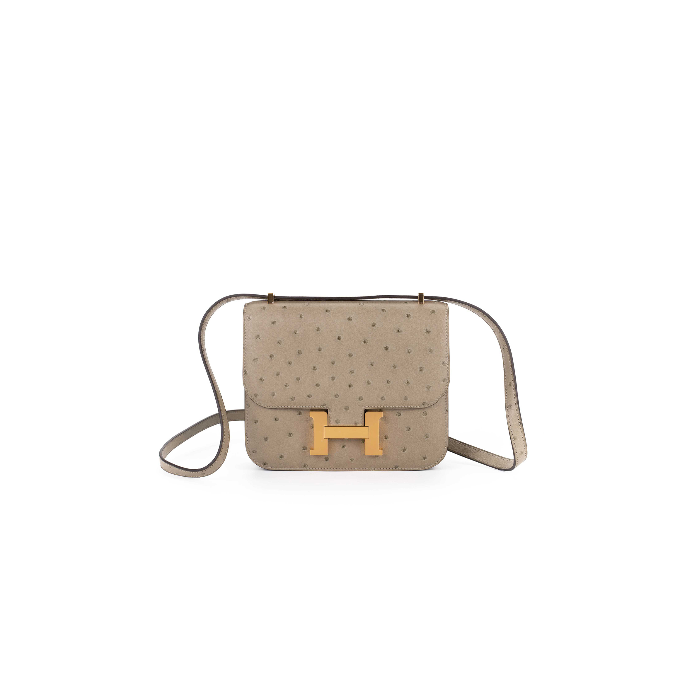 HERMES  MASTER CONSTANCE 19 81 GRIS TOURTERELLE H083987CC81(19*15*4cm)